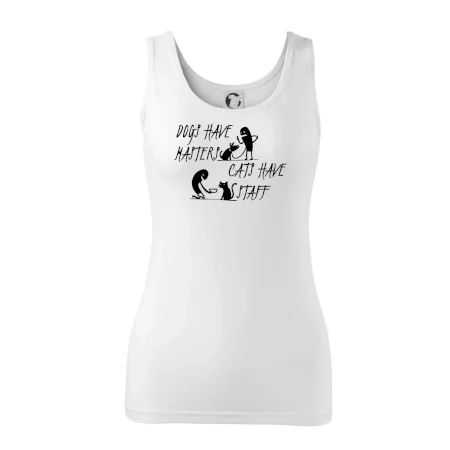 Dogs have masters, cats have staff
