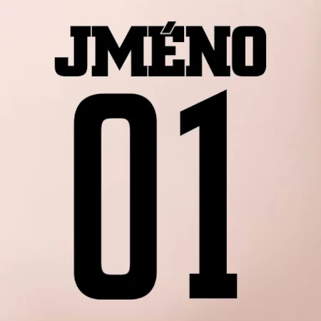 Futbalový dres - vlastné meno a číslo