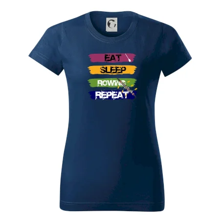 Eat sleep rowing repeat farebné