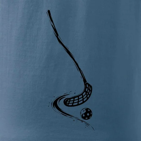 Minimalistická florbalka s míčkem