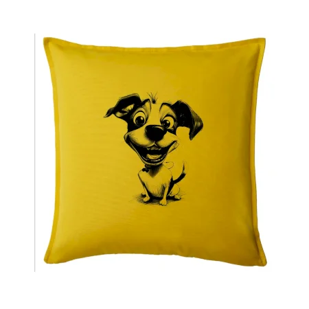 Čiernobiela karikatúra Jack Russell teriér