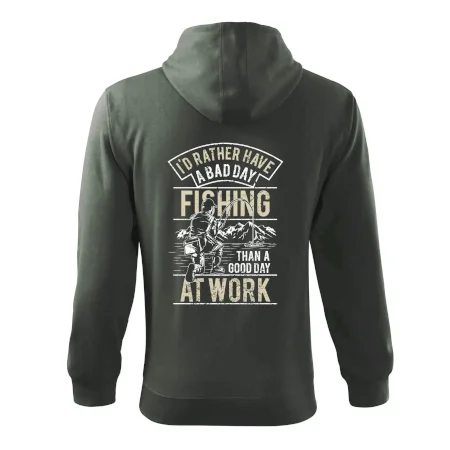 Fishing at work