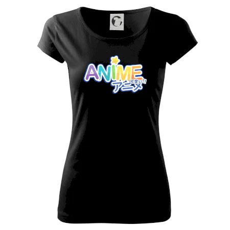 Anime nápis dúhový