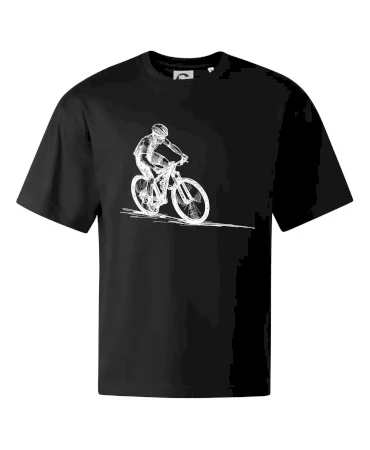 MTB kreslený cyklista