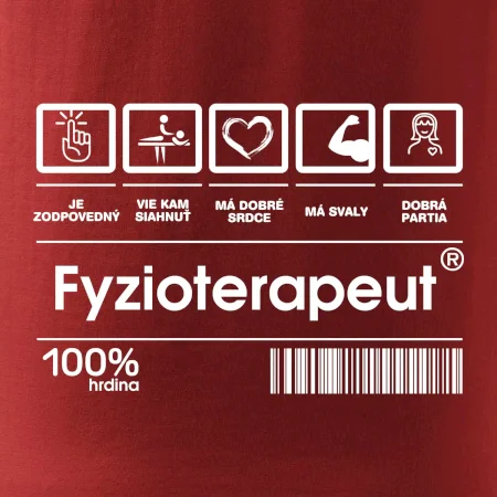 Čiarový kód fyzioterapeut
