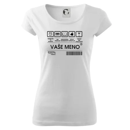 Vaše meno - čiarový kód