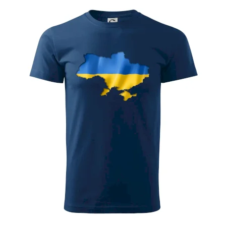 Ukrajina vlajka mapa