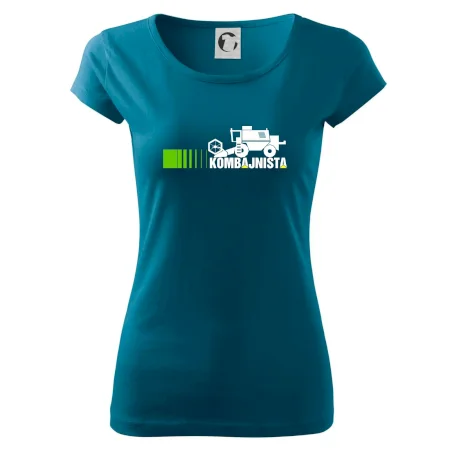 Kombajnista zelená a žltá