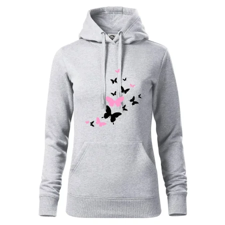 Motýle ružovo čierni