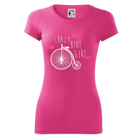 Crazy bike girl