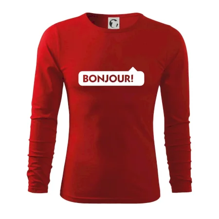 Nápis Bonjour
