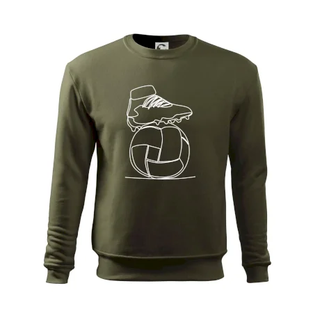 Futbalová lopta kopačka jedným ťahom