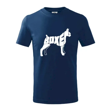 Boxer nápis v tele