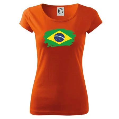 Brazília vlajka štetkou