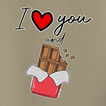I love you and chocolate
