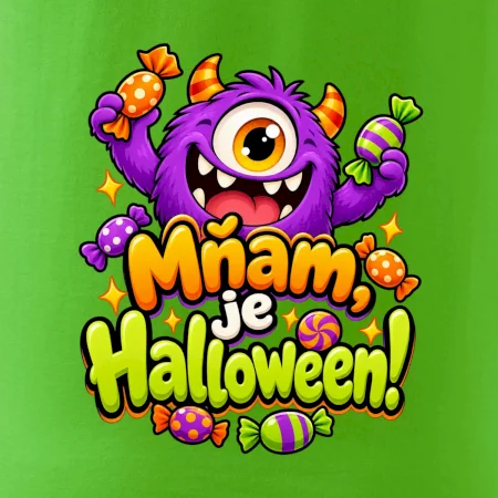 Mňam je Halloween cukríkové strašidlo