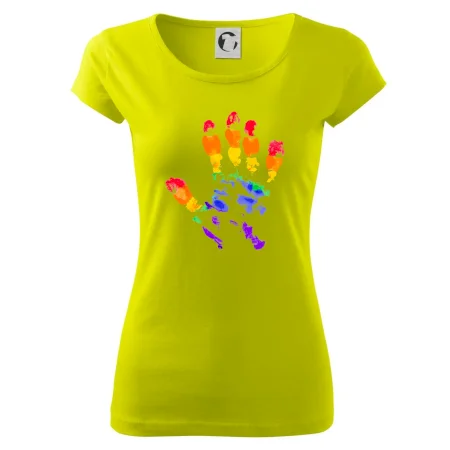 LGBT hand print