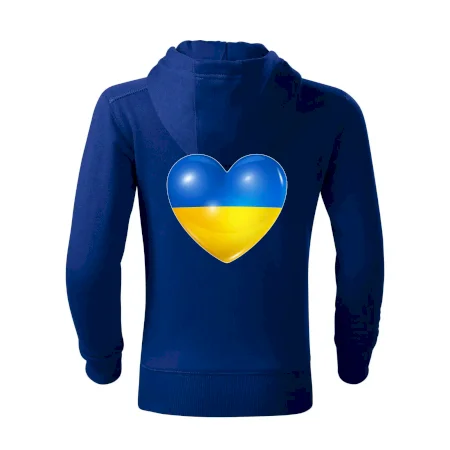 Ukrajina srdce vlajka