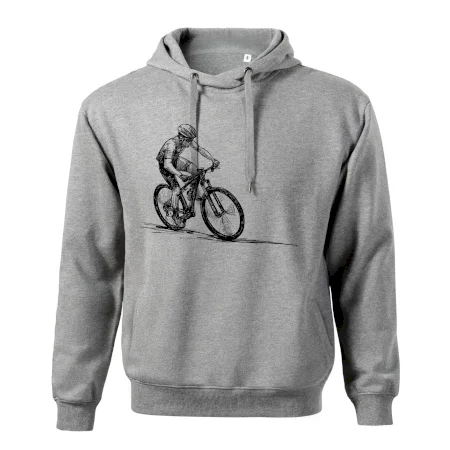 MTB kreslený cyklista