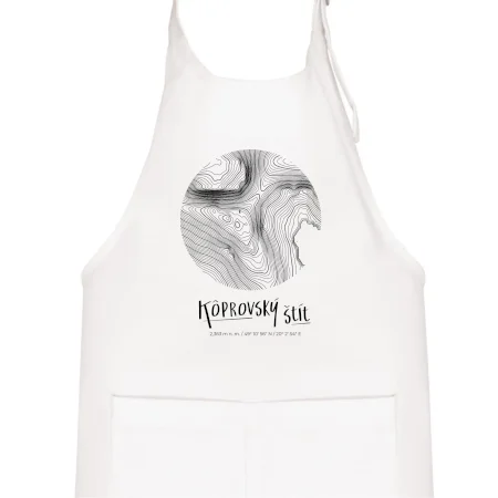 Kôprovský štít - vrstevnice v kruhu