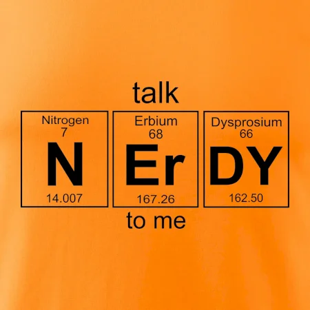 Talk nerdy - periodická tabuľka