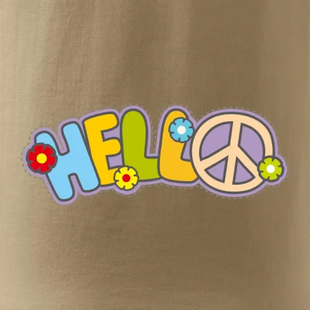 Hello hippie symbol