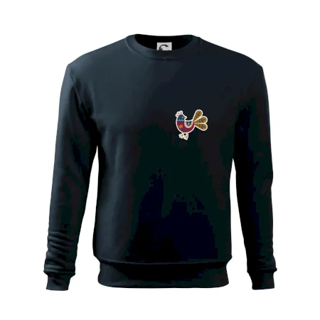 Folklór na prsníku sliepky