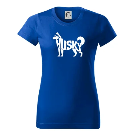 Husky nápis v tele