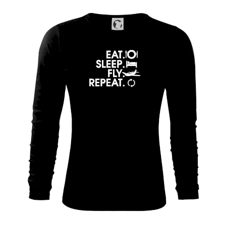 Eat sleep fly repeat