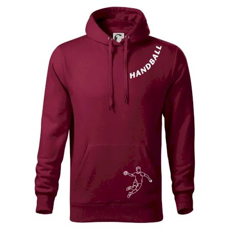 Handball nápis šikmo