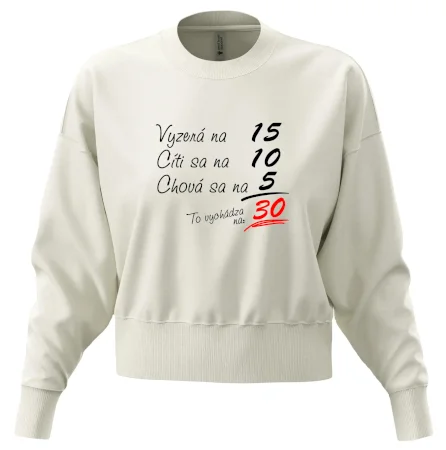 Vyzerá, cíti sa, chová sa - 30 rokov