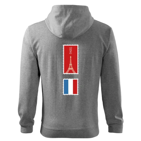 Paríž známka farebná