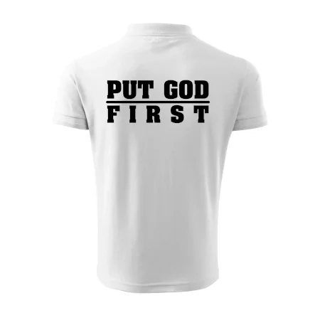Put God first hrubý nápis