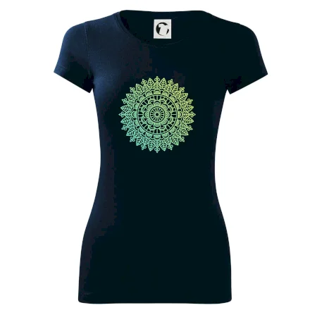 Mandala zelenožlutá