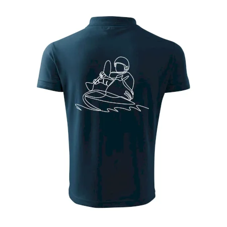 Kajak na vode jedným ťahom