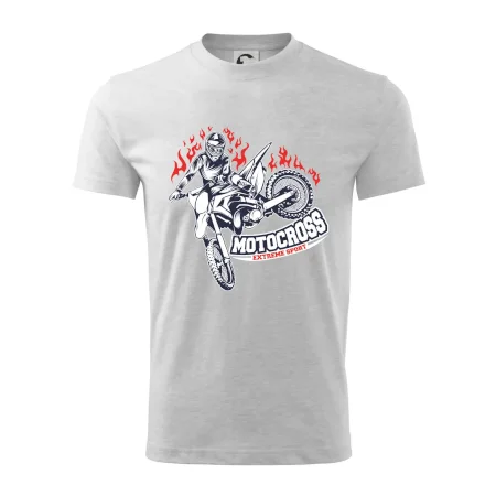 Motocross extreme sport fire