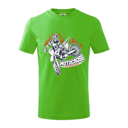 Motocross extreme sport fire