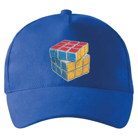 Rubikova kocka kreslená