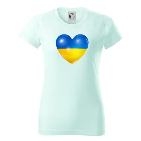 Ukrajina srdce vlajka