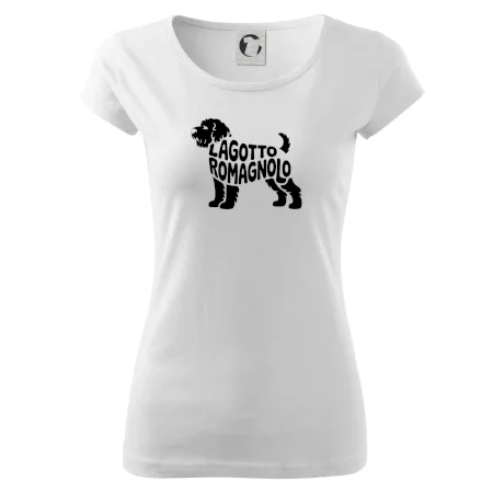 Lagotto romagnolo nápis v tele