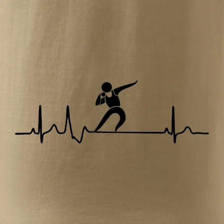 EKG vrh guľou