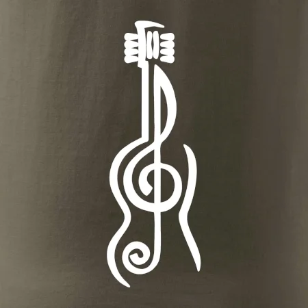 Husľový kľúč gitara