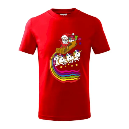 Santa a jednorožce (Pecka design)