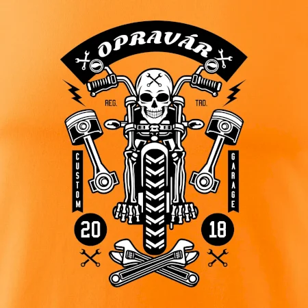 Motorkár  lebka opravár