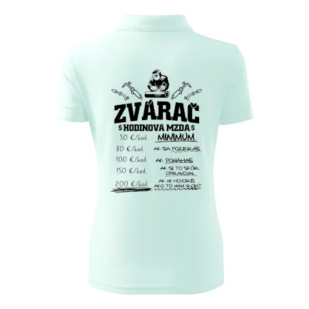 Hodinová mzda zvárač