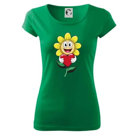 Parové tričko - Včela a kvetina