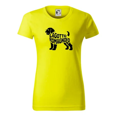Lagotto romagnolo nápis v tele
