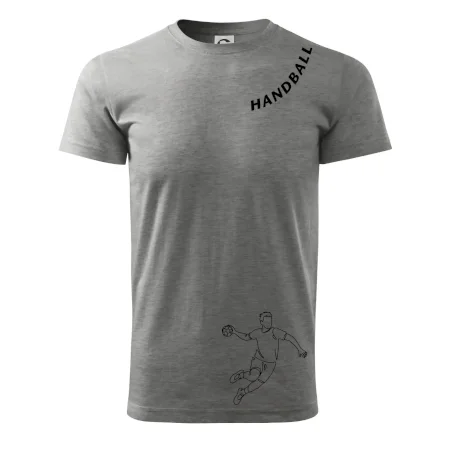 Handball nápis šikmo