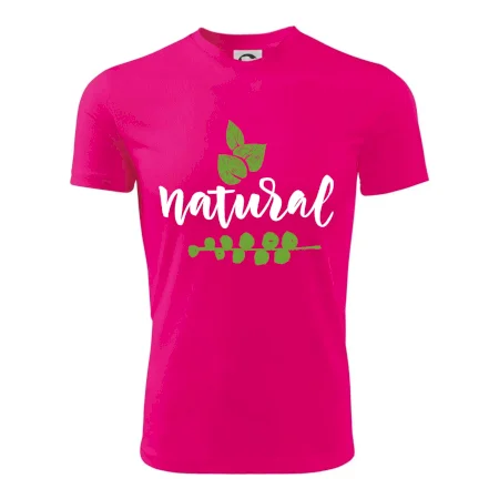 Natural - nápis v listoch