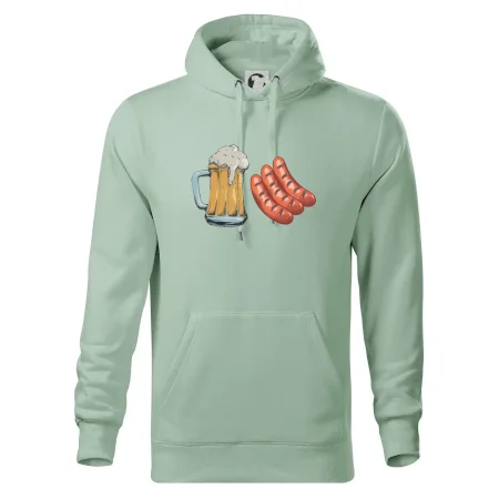 Pivo a klobása